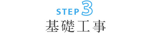 ステップ3:基礎工事
